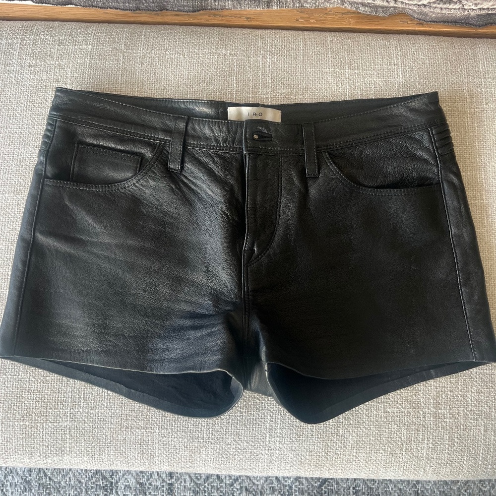 IRO Leather Shorts